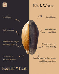 Black Wheat Whole Grains (Kala Gehun)